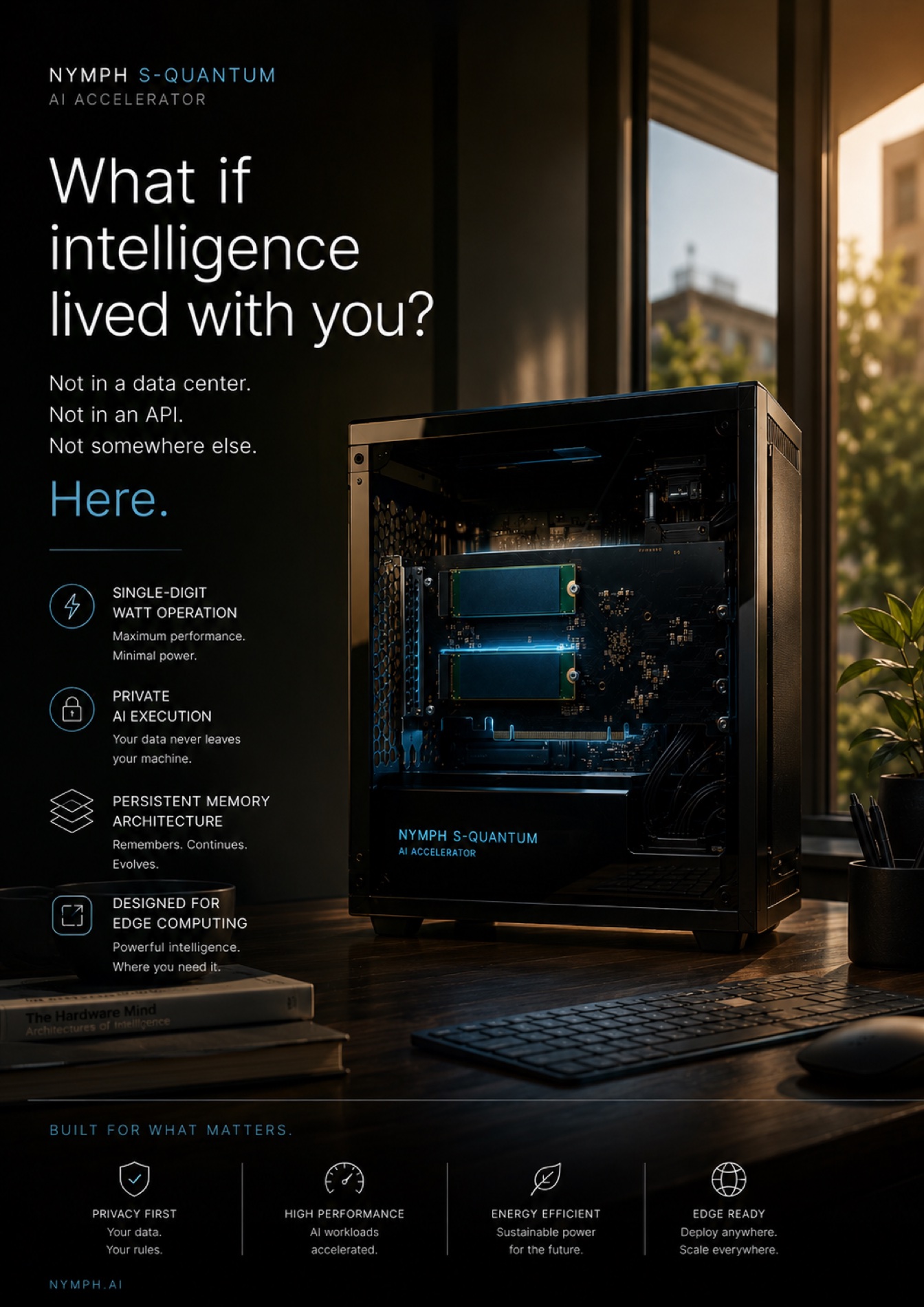 NYMPHDX1 — intelligence that lives with you
